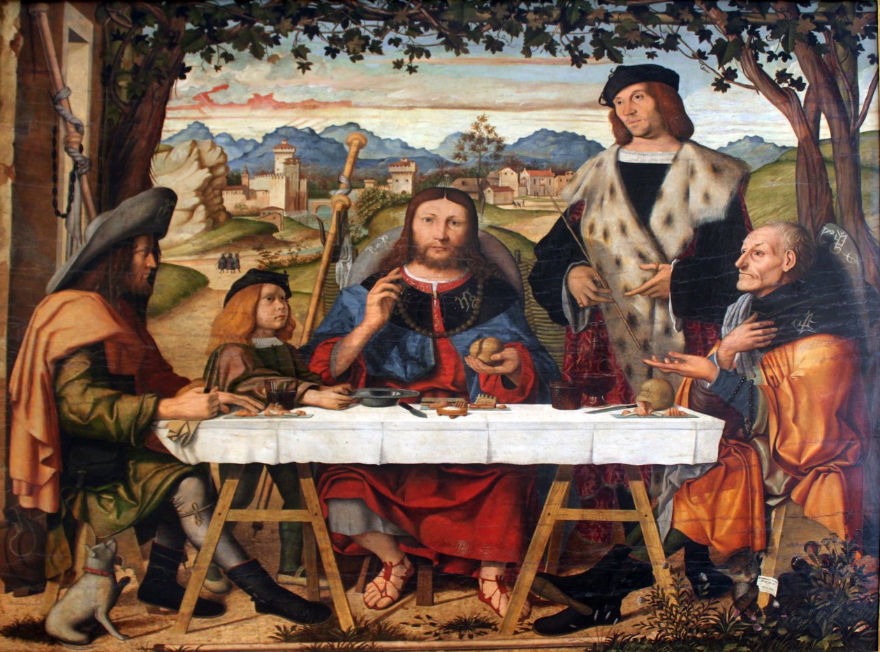 Christ at Emmaus by Marco Marziale
