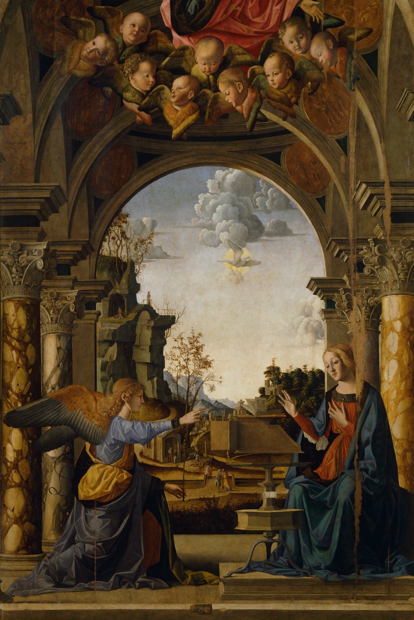 Annunciation by Marco Palmezzano