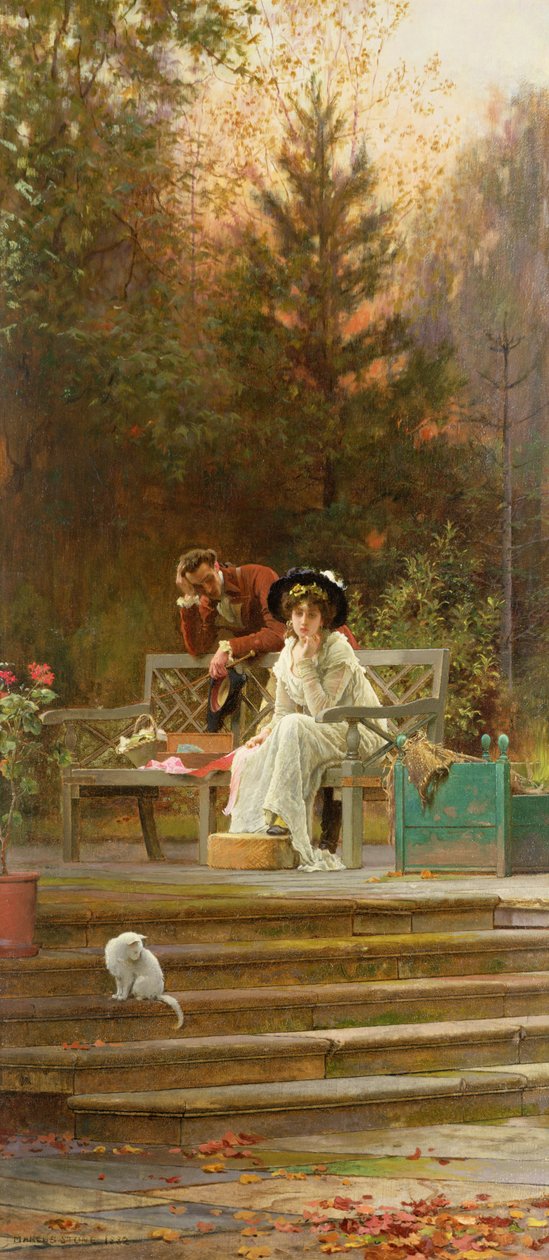 A Prior Attachment, 1882 by Marcus Stone