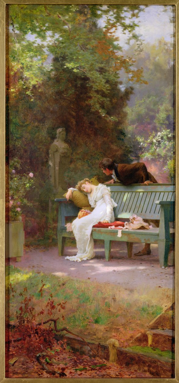 A Stolen Kiss by Marcus Stone