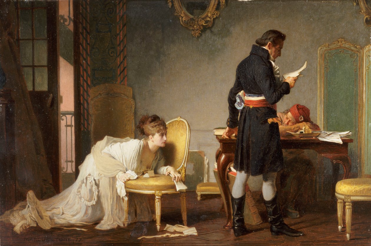 The Letter by Marcus Stone