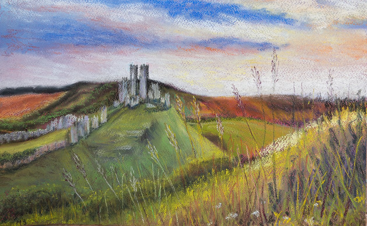 Corfe Castle by Margo Starkey