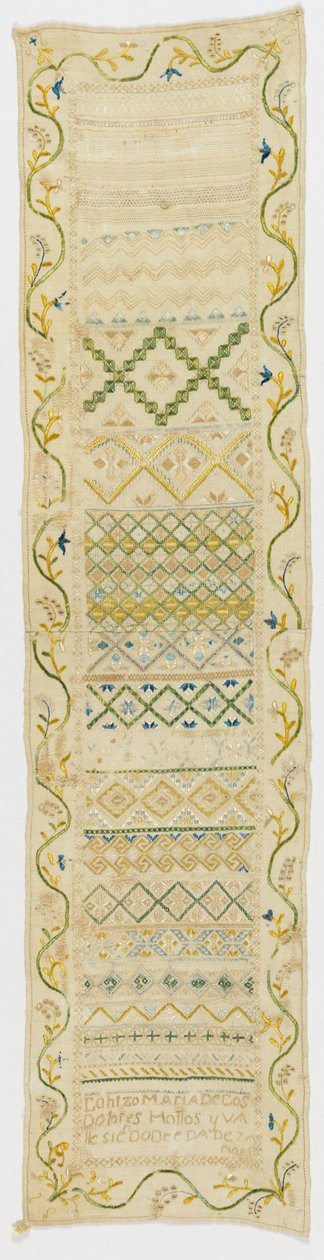 Sampler by Maria De Cos