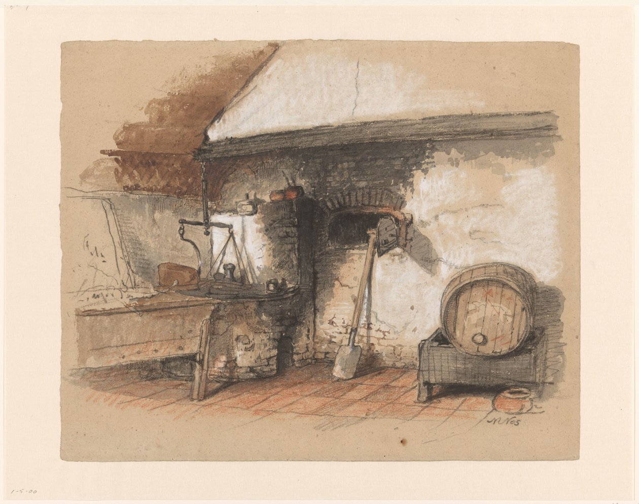 Old Oven in a Bakery by Maria Vos