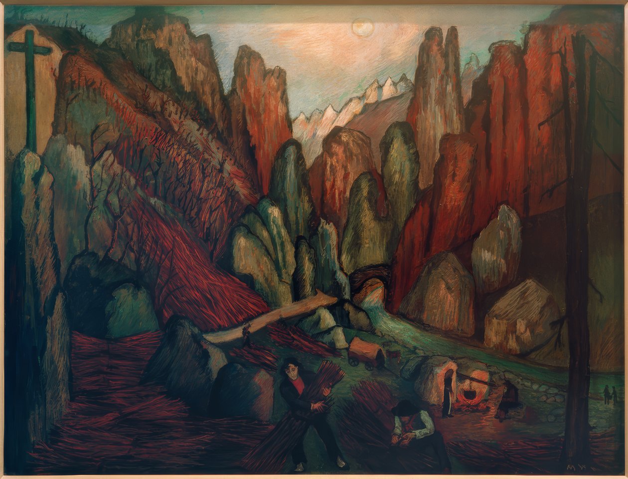 Lumberjack by Marianne von Werefkin