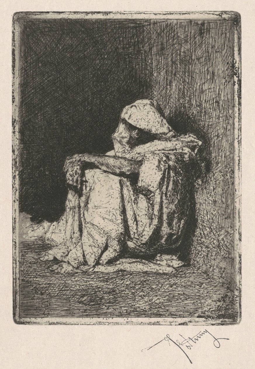 Seated Arab by Marià Fortuny