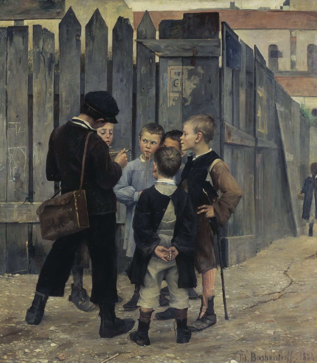 A Meeting by Marie Bashkirtseff