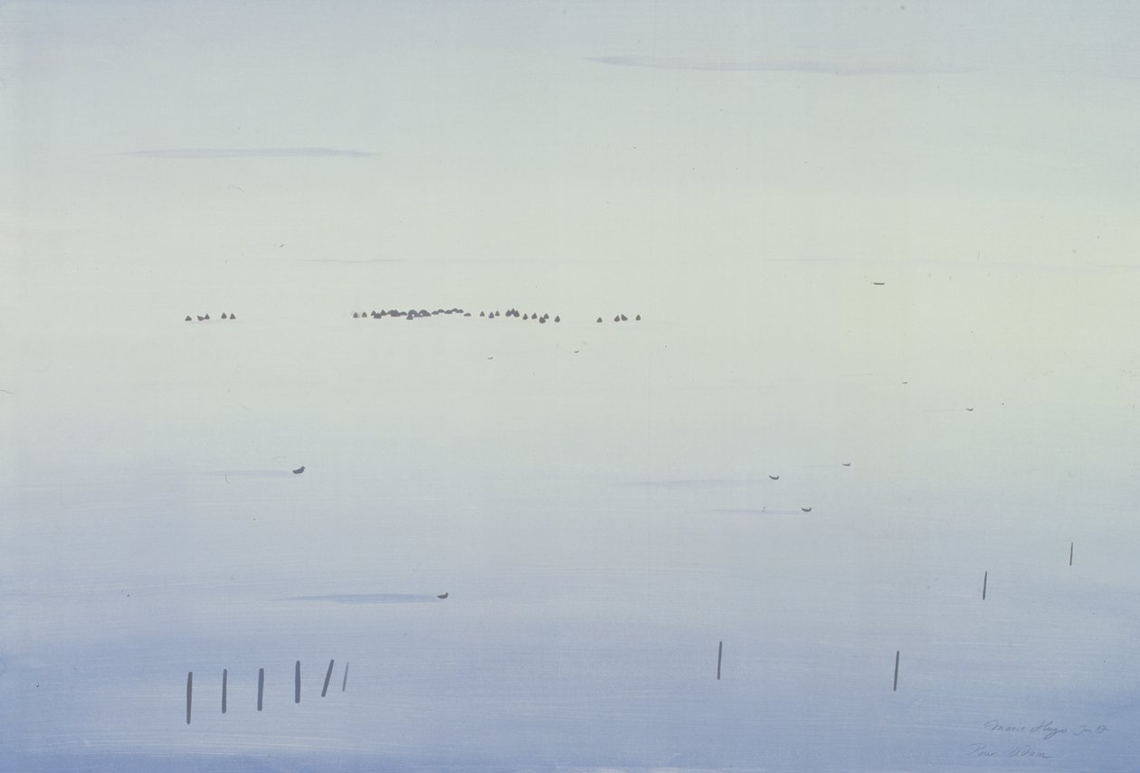 The Vaccares, 1987 by Marie Hugo