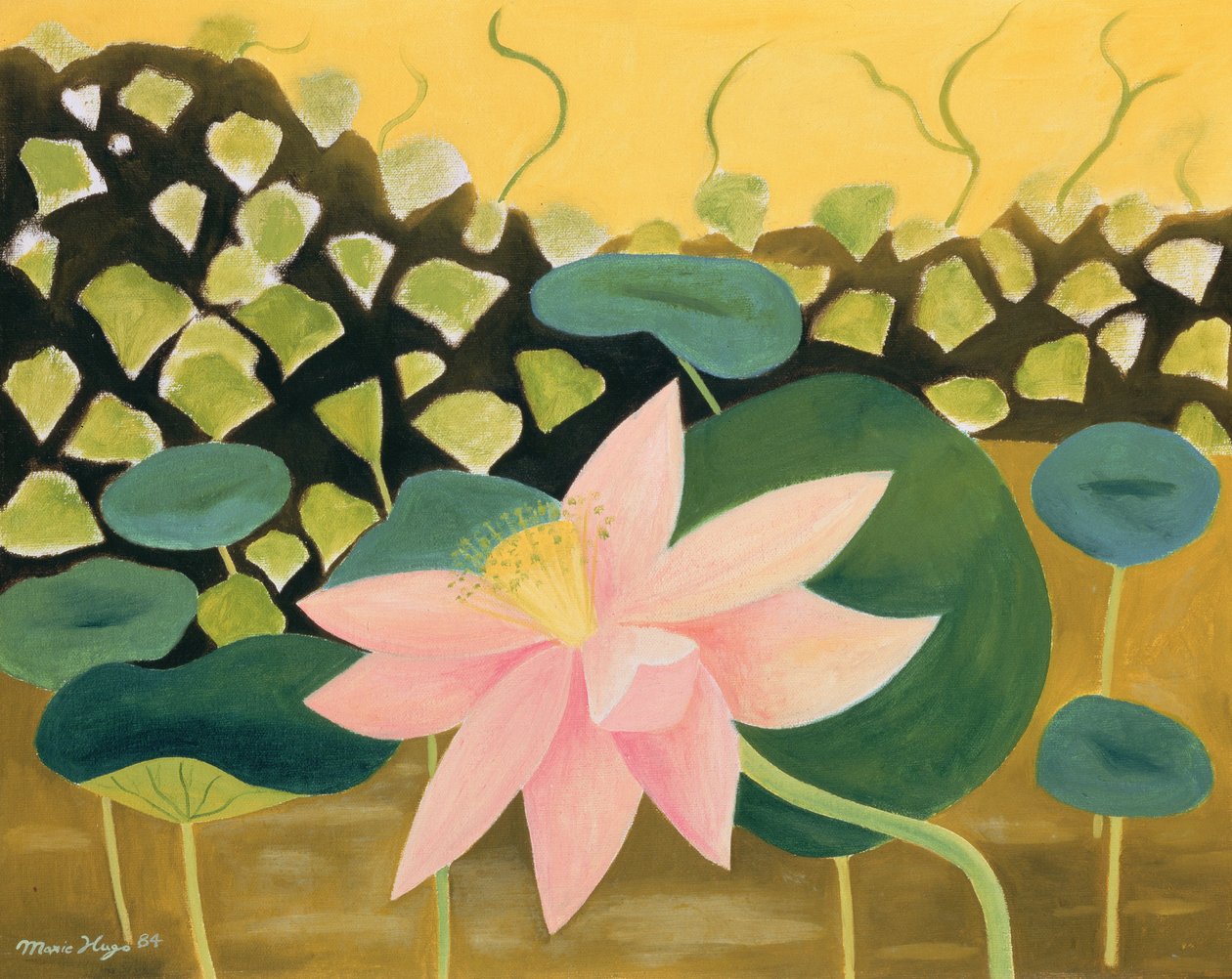 Lotus Flower by Marie Hugo