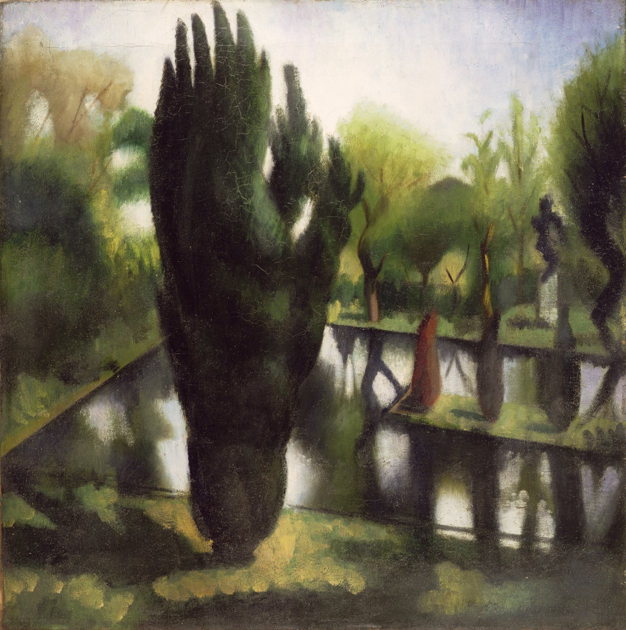 The Pond at Garsington by Mark Gertler