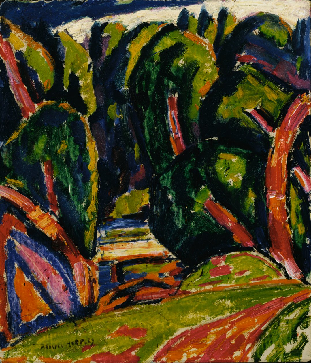 Red Tree by Marsden Hartley