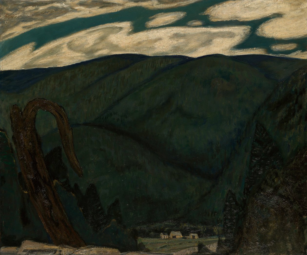 The Dark Mountain by Marsden Hartley