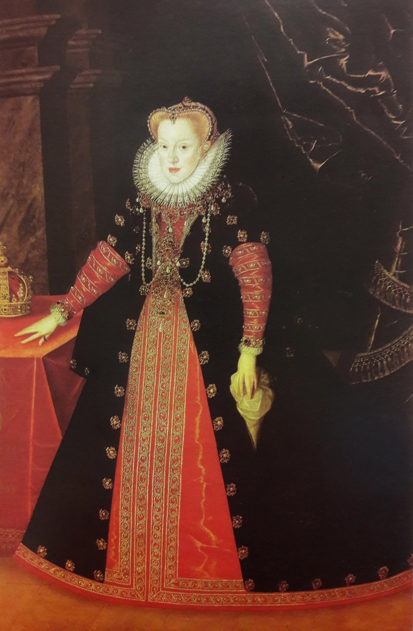 Full-length Portrait of Anne of Austria (1573-1598) by Martin Kober