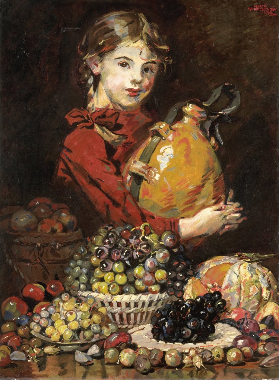 Monarosa, Daughter of the Painter, as a Fruit Seller by Martin Monnickendam