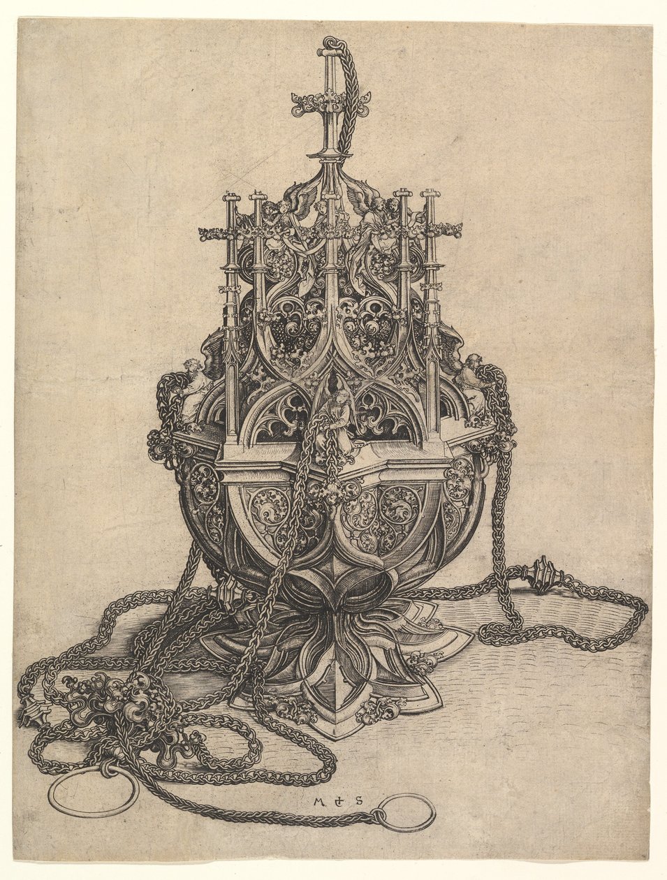 The Censer by Martin Schongauer