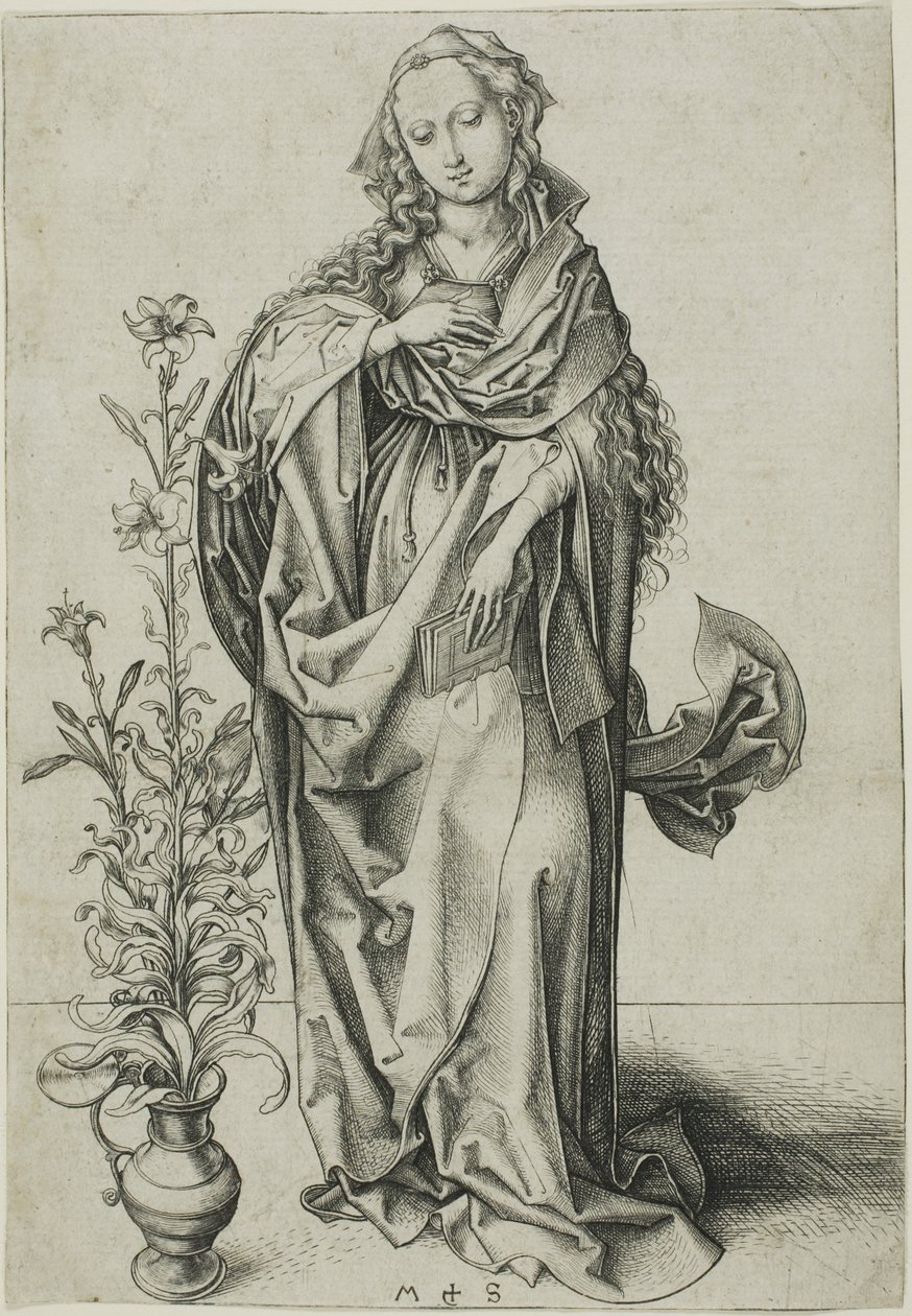 The Virgin of the Annunciation by Martin Schongauer