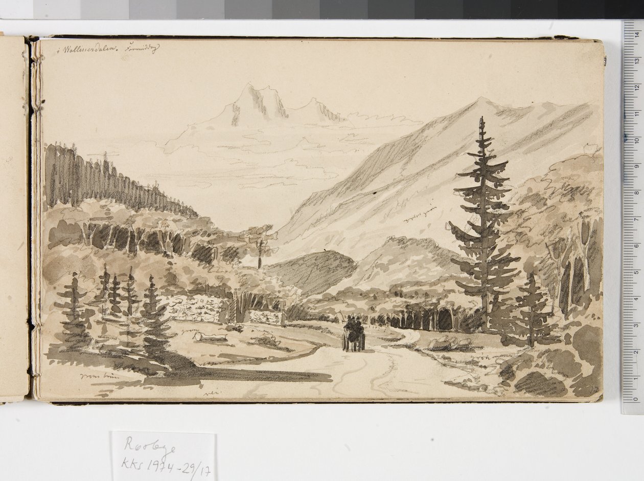 Alpine Landscape by Martinus Rørbye