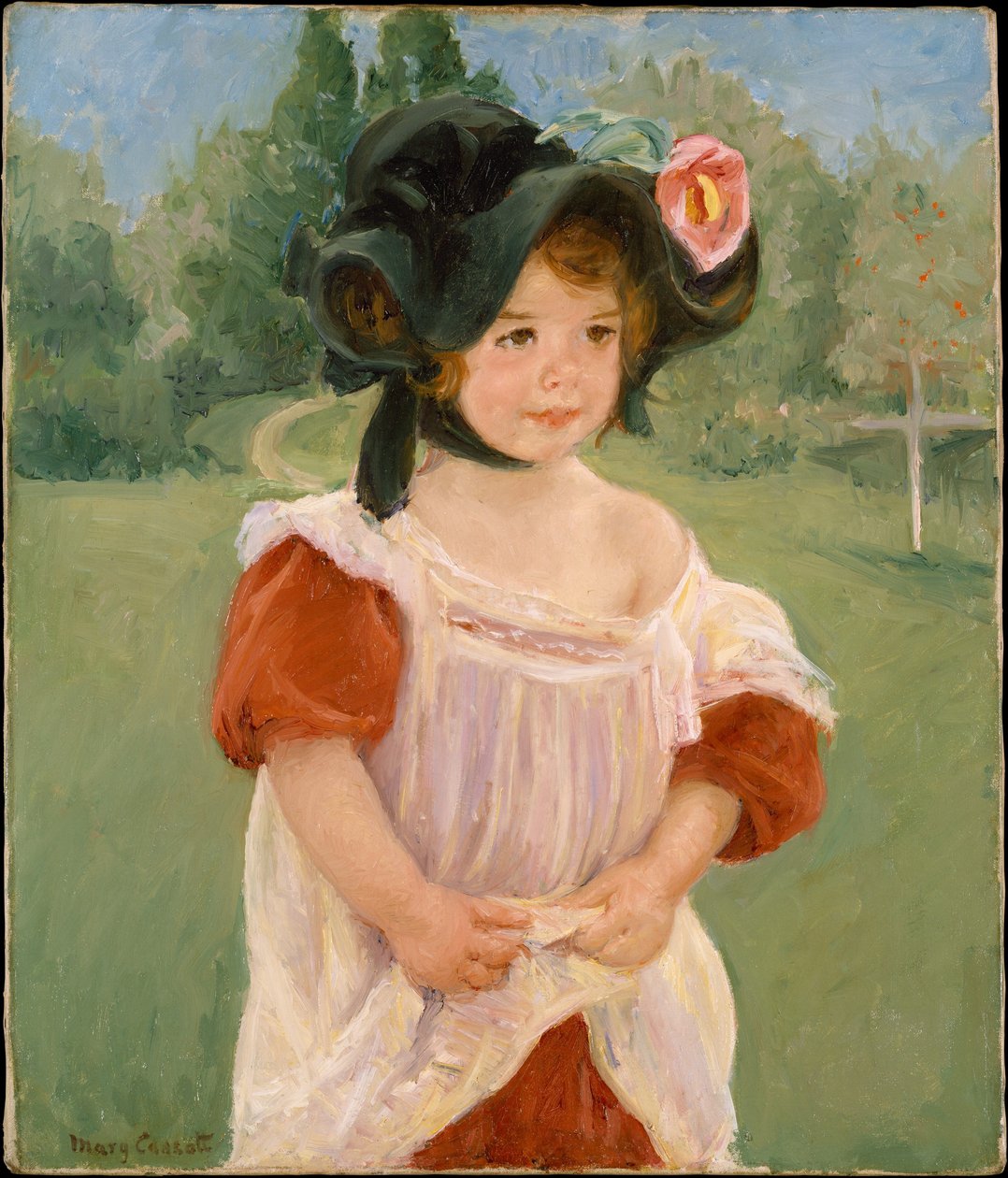 Childhood in a Garden by Mary Cassatt