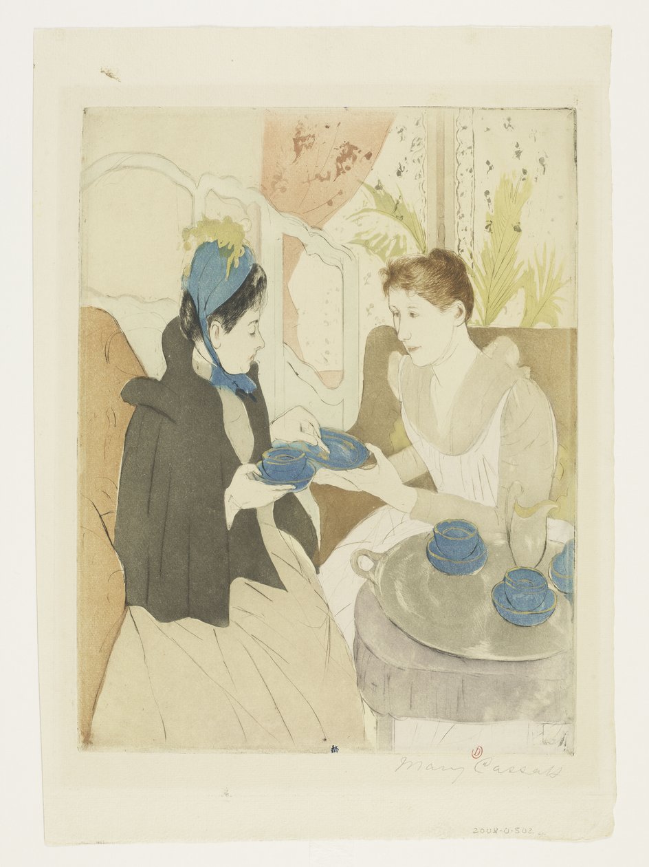 The Visit by Mary Cassatt