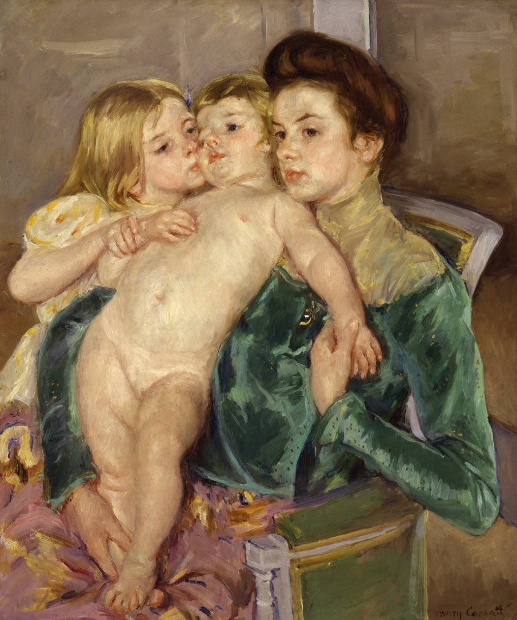 The Caress by Mary Cassatt