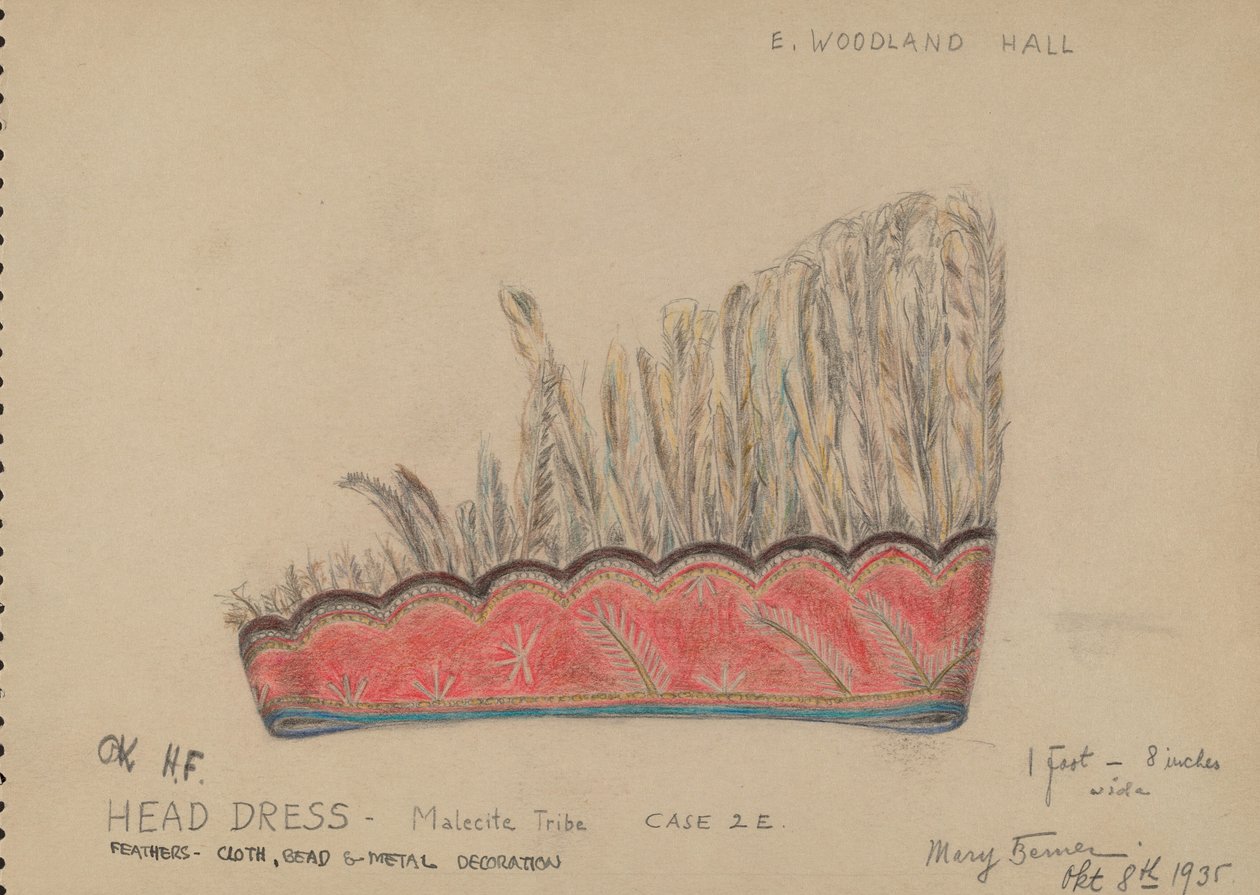 Head Dress by Mary Berner