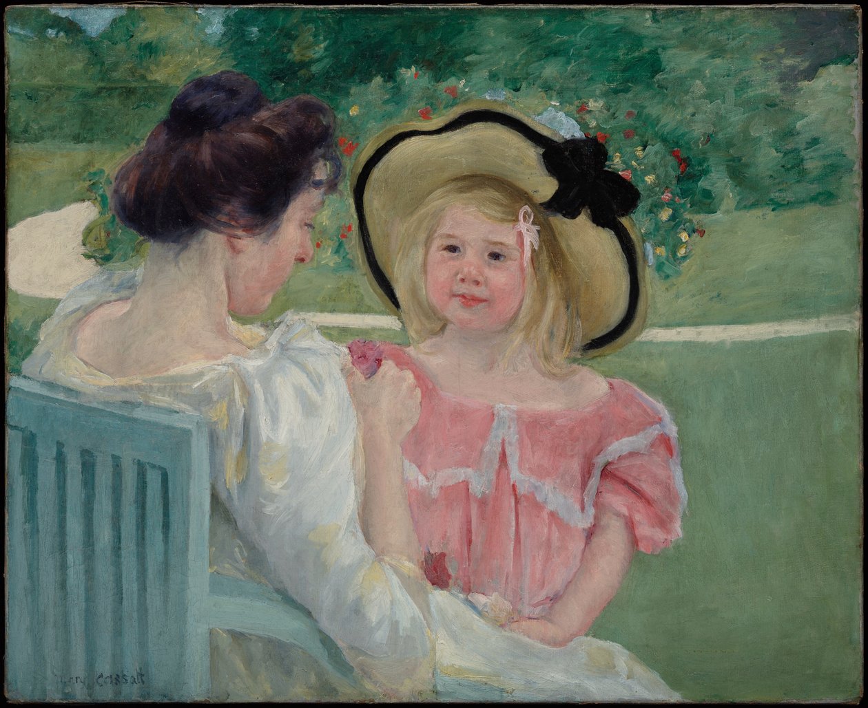 In the Garden by Mary Cassatt