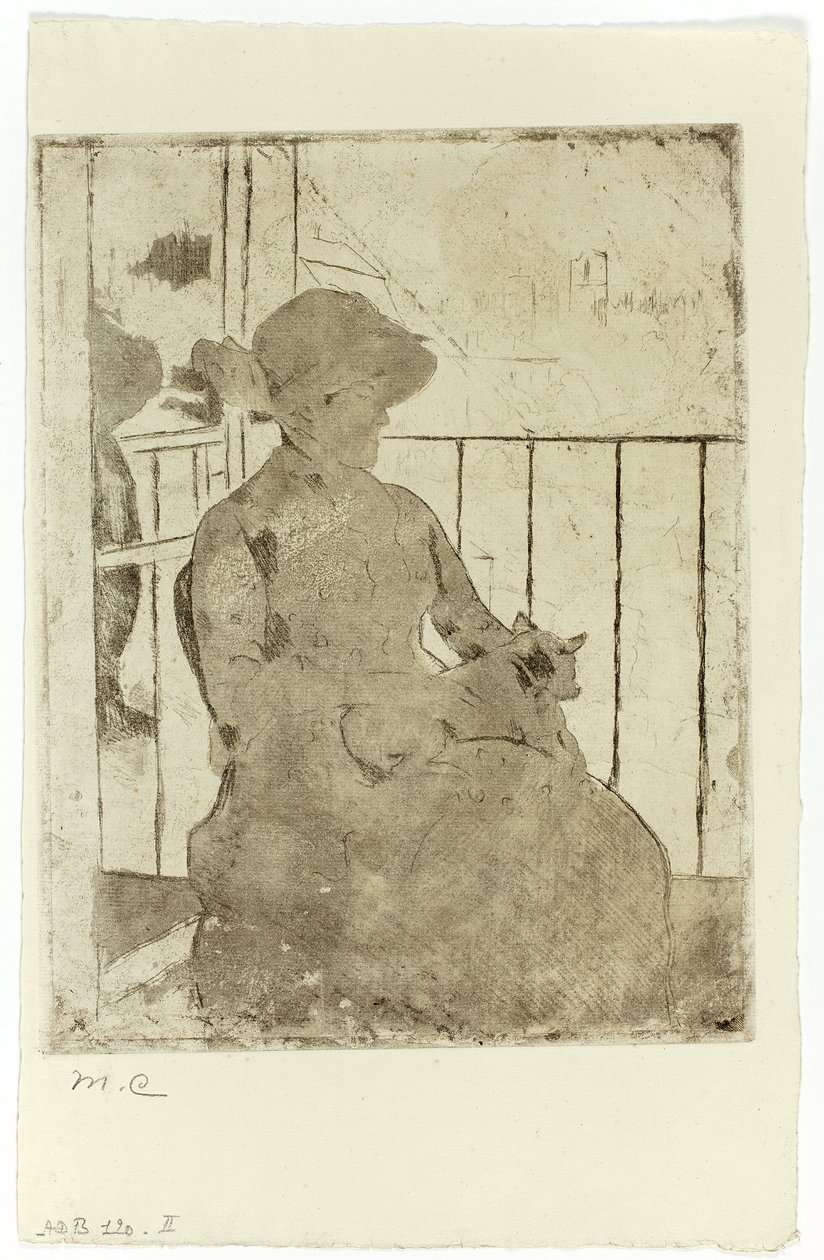 On the Balcony by Mary Cassatt