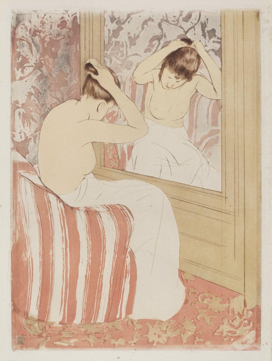 The Coiffure by Mary Cassatt