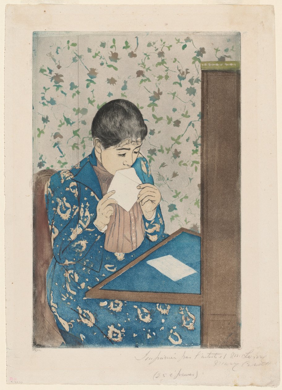The Letter by Mary Cassatt