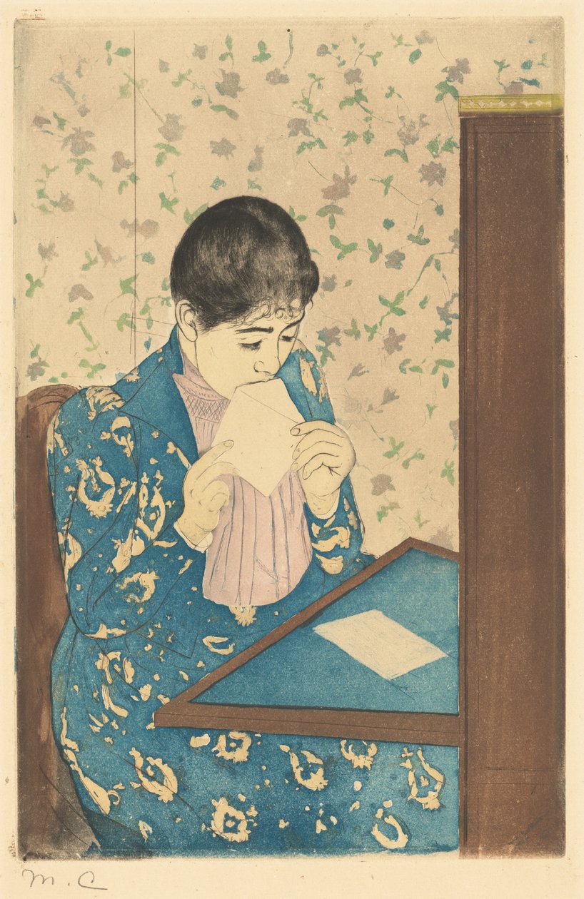 The Letter by Mary Cassatt