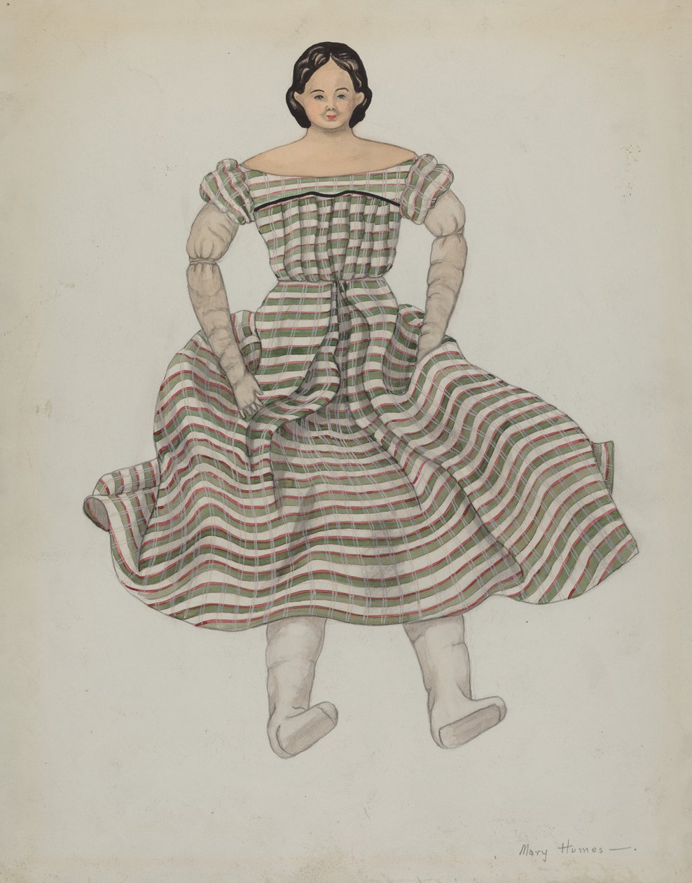 Doll and Costume, c. 1937 by Mary E Humes