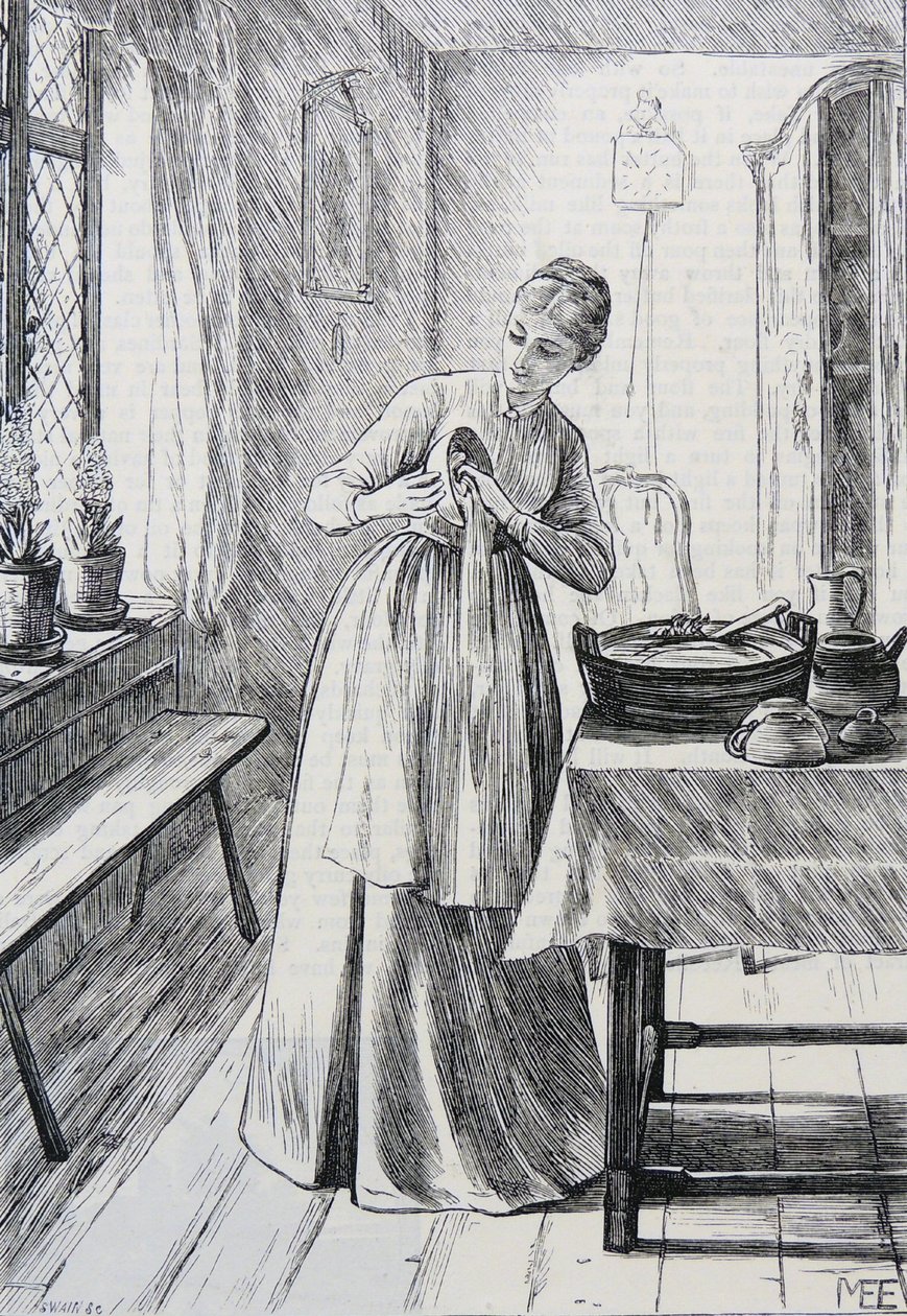 Illustration of Housewife by Mary Ellen Edwards