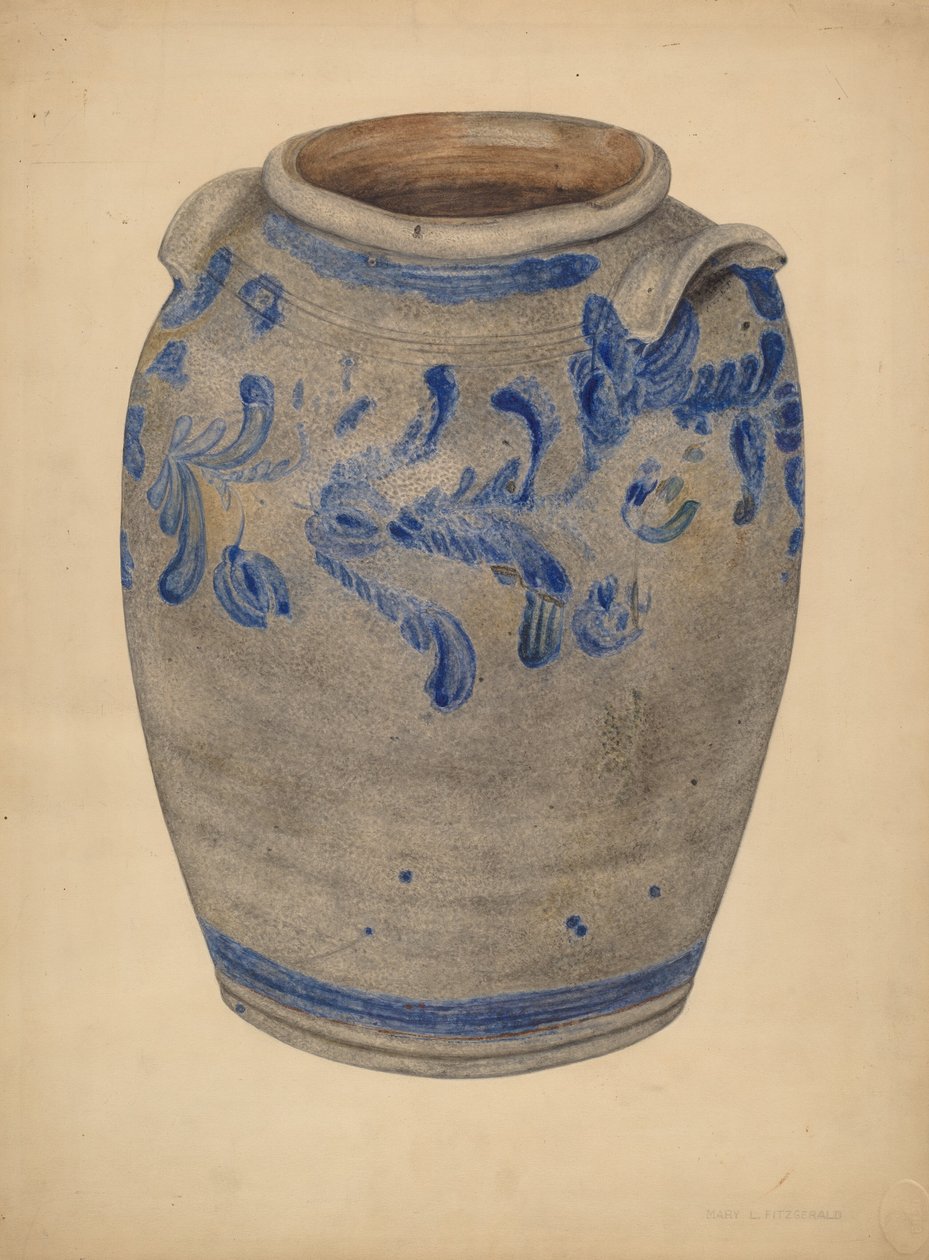 Stoneware Crock by Mary Fitzgerald