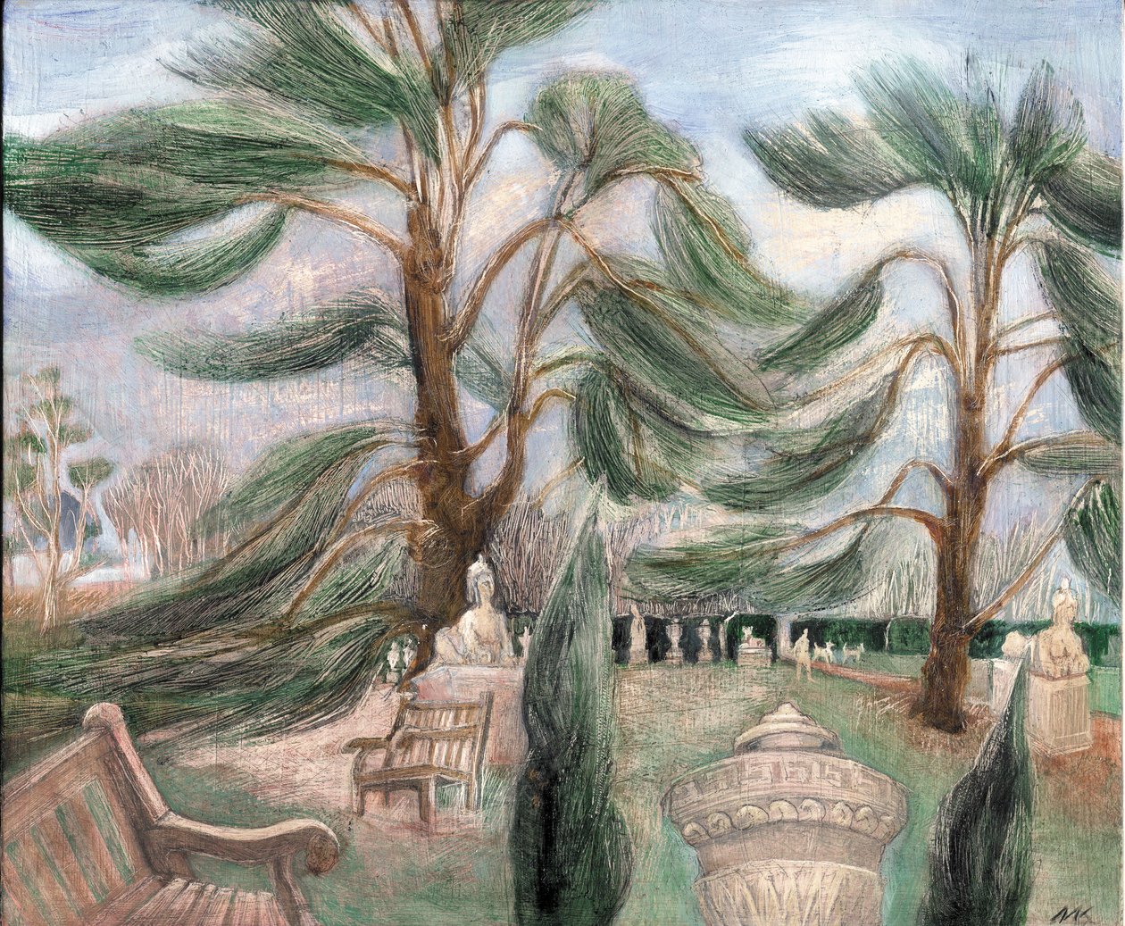 Chiswick House; Cedars and Sphinxes by Mary Kuper