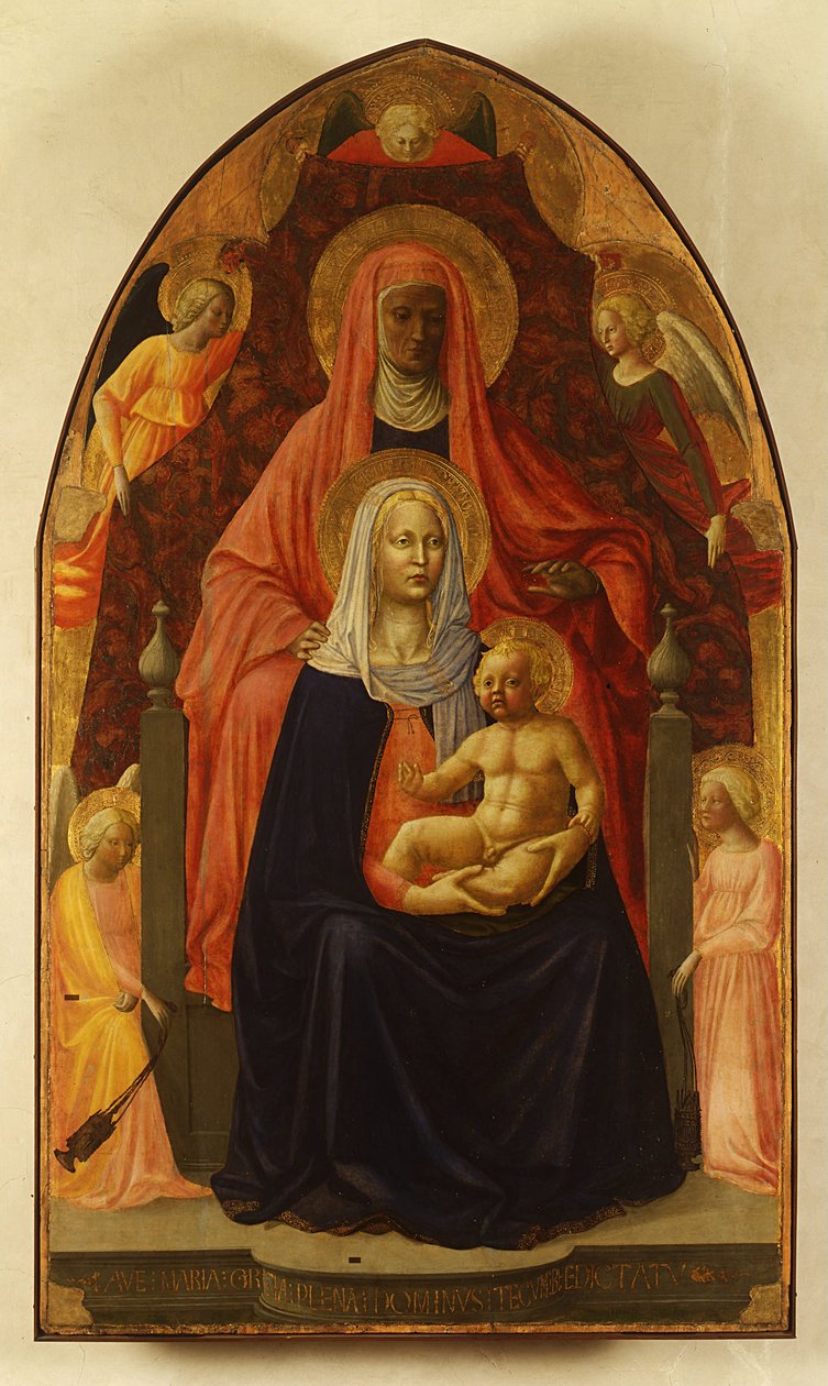 Saint Anne Metterza by Masaccio