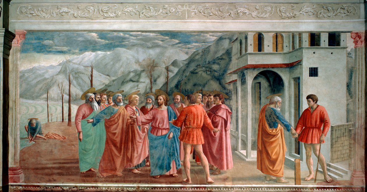 The Tribute Money by Masaccio Tommaso