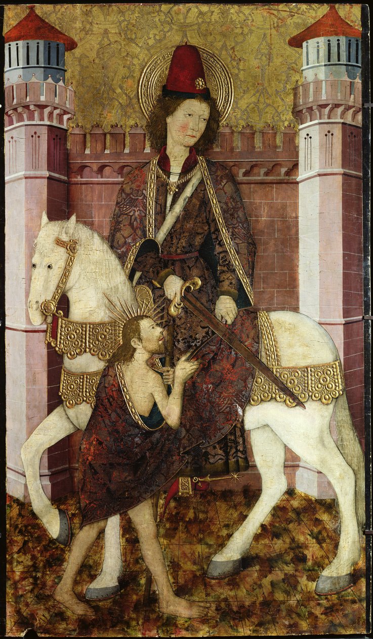 St. Martin Sharing his Coat by Master of Bonnat