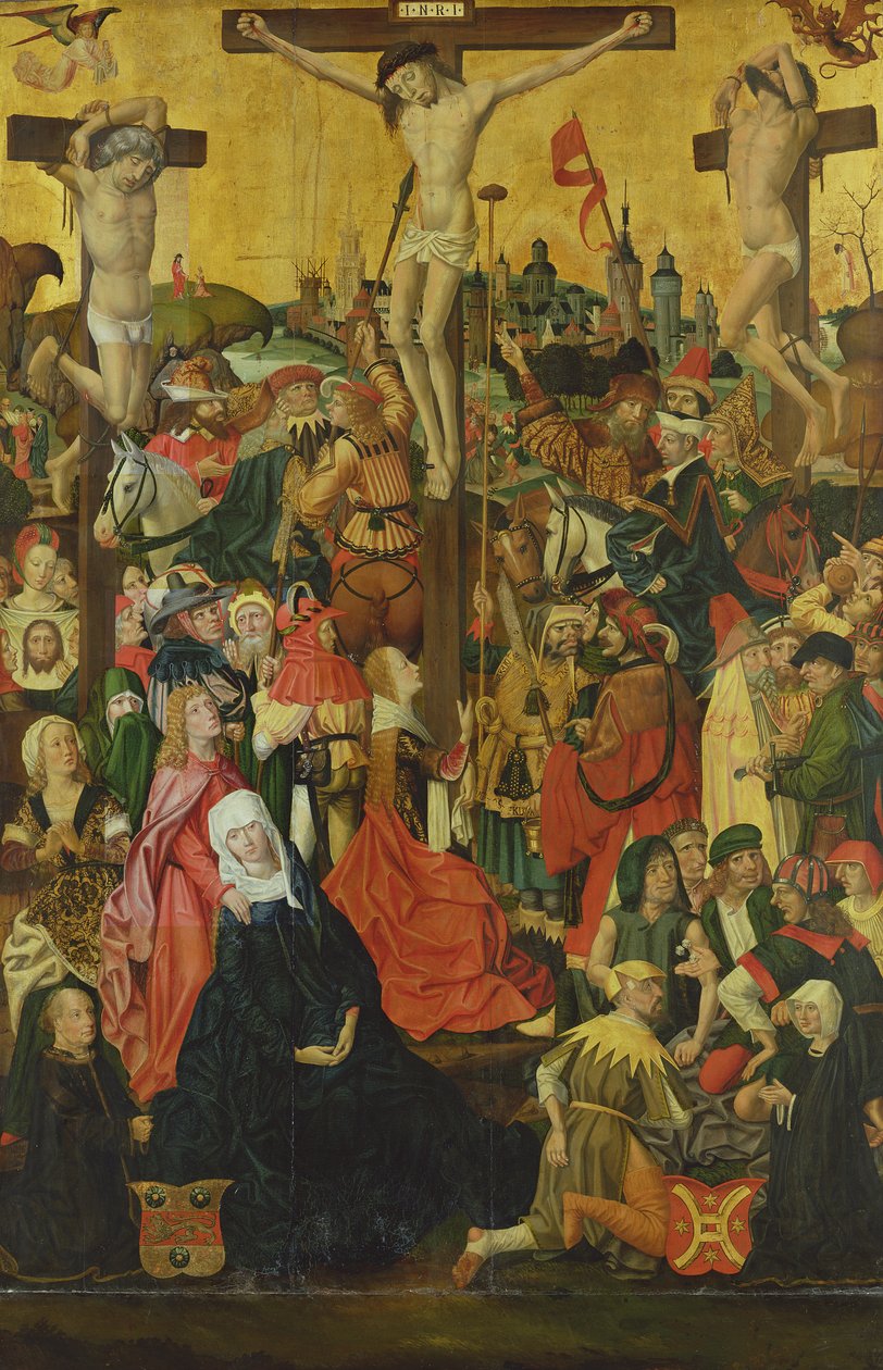 The Crucifixion by Hamburg Master