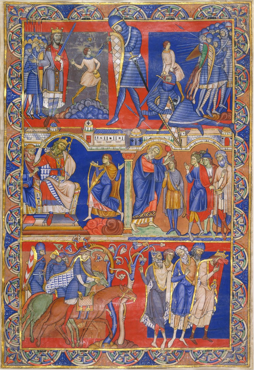 Scenes from the Life of David by Master of Morgan the Leaf