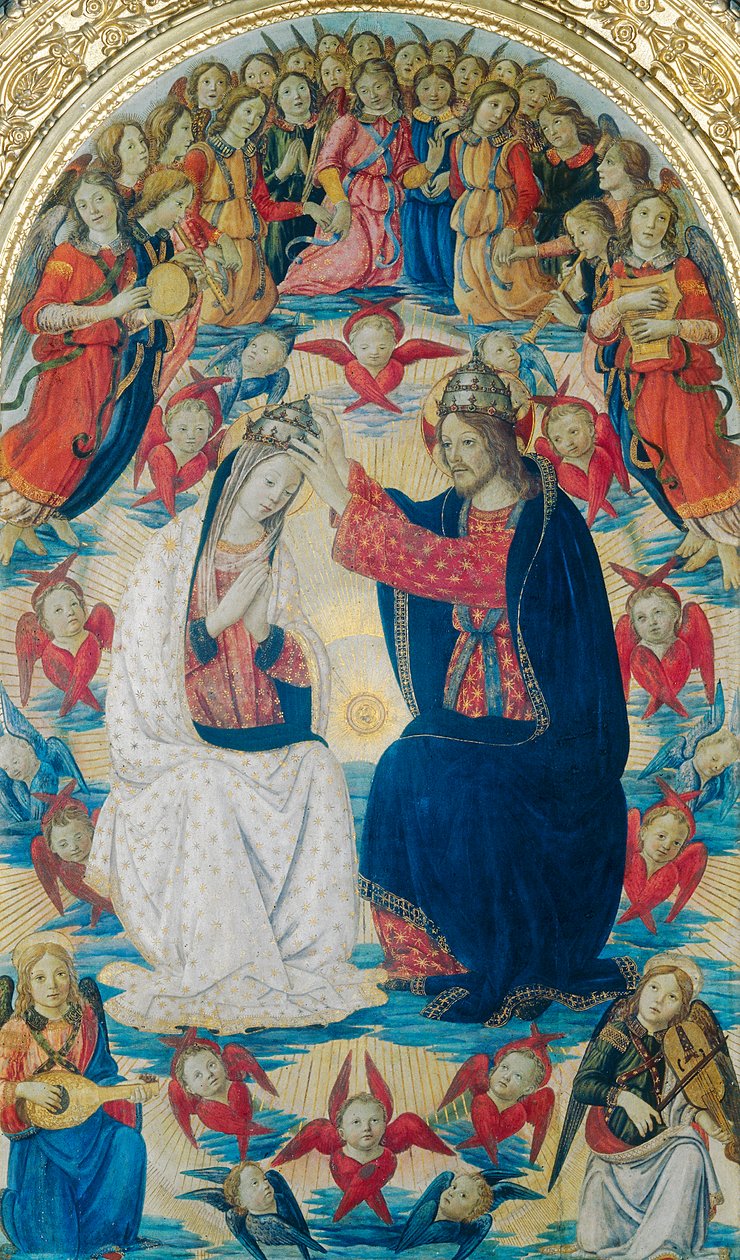 Coronation of the Virgin by Master of the Fiesole Epiphany