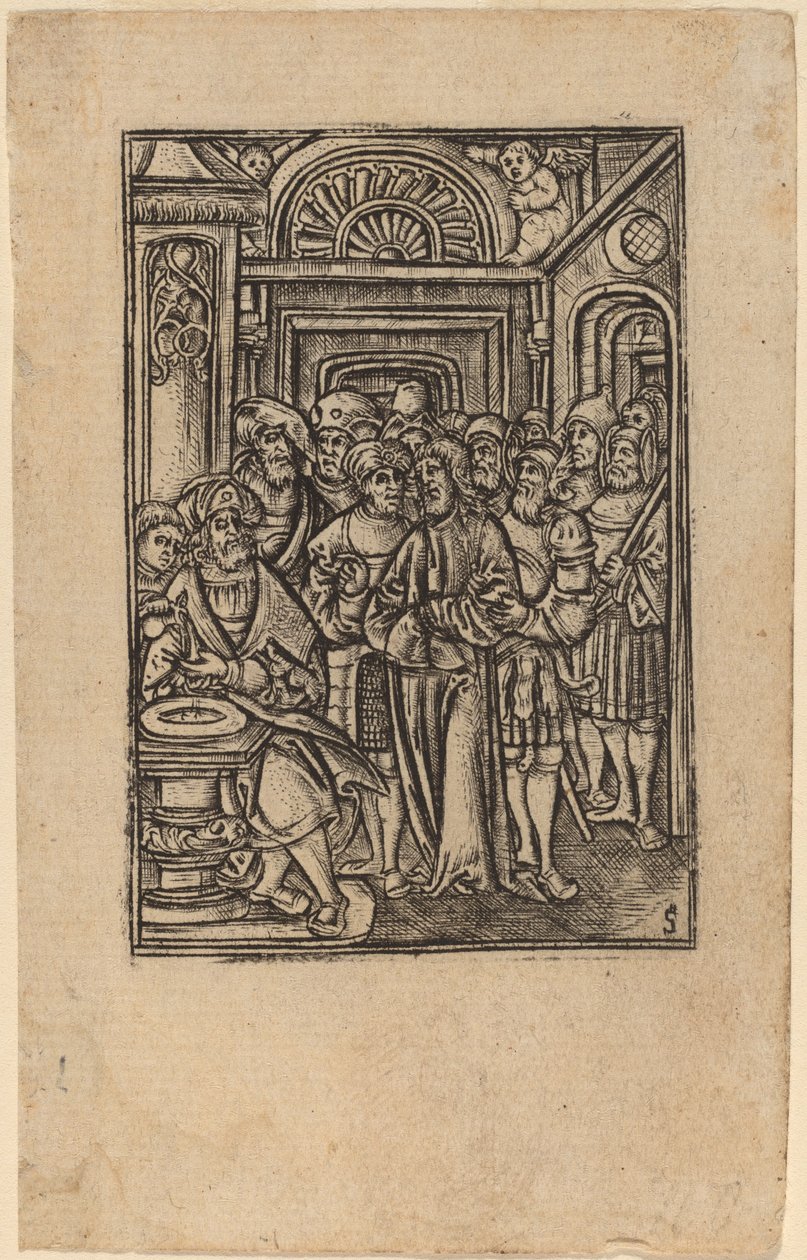 Pilate Washing His Hands by Master S
