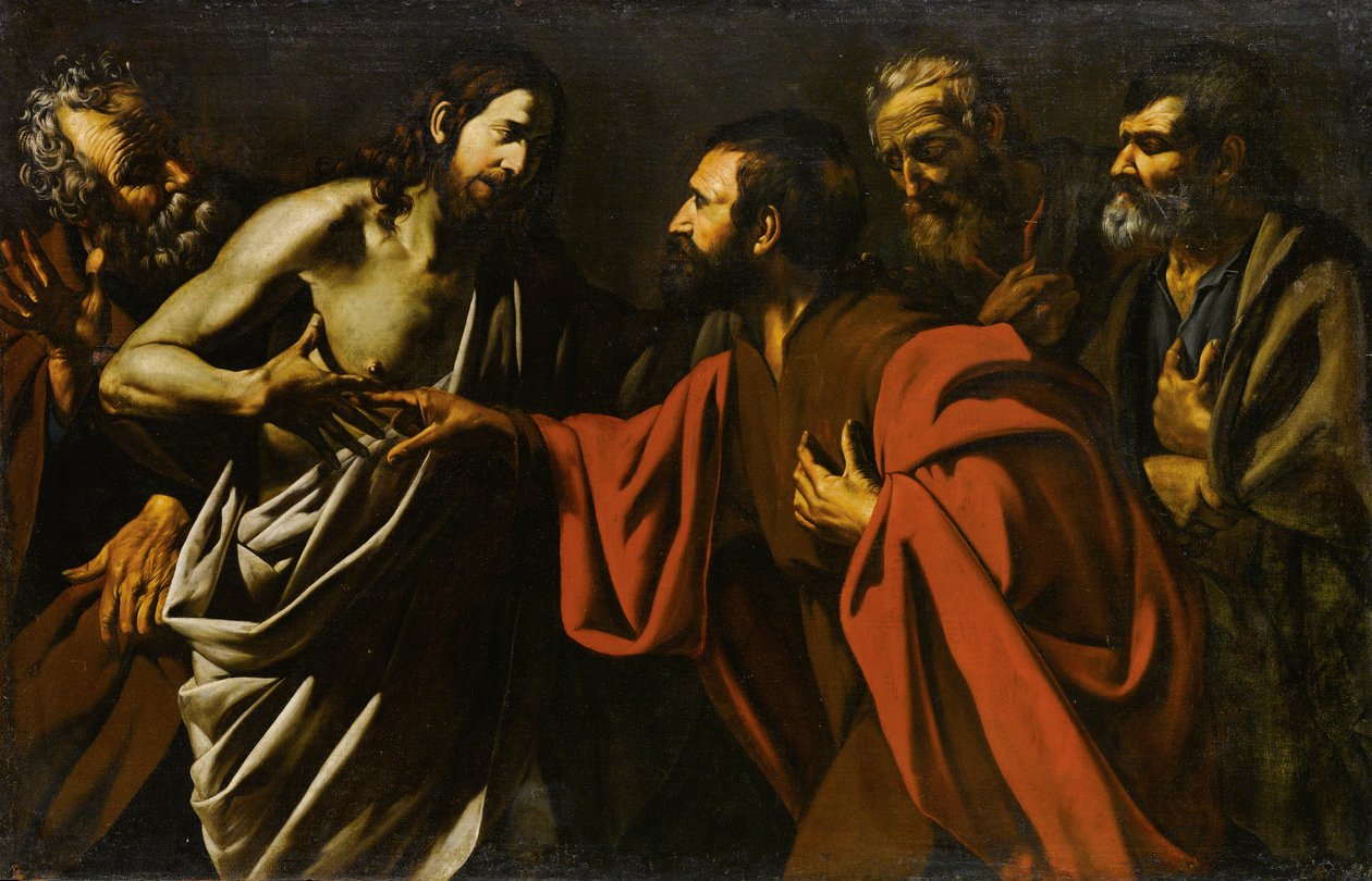 The Incredulity of St Thomas by Master of the Gamblers