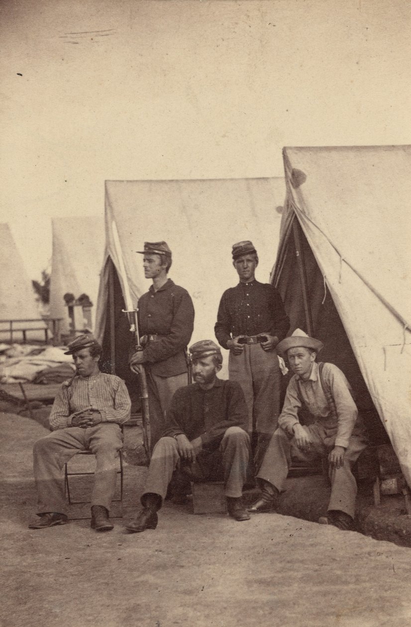 Camp Scene by Mathew Brady