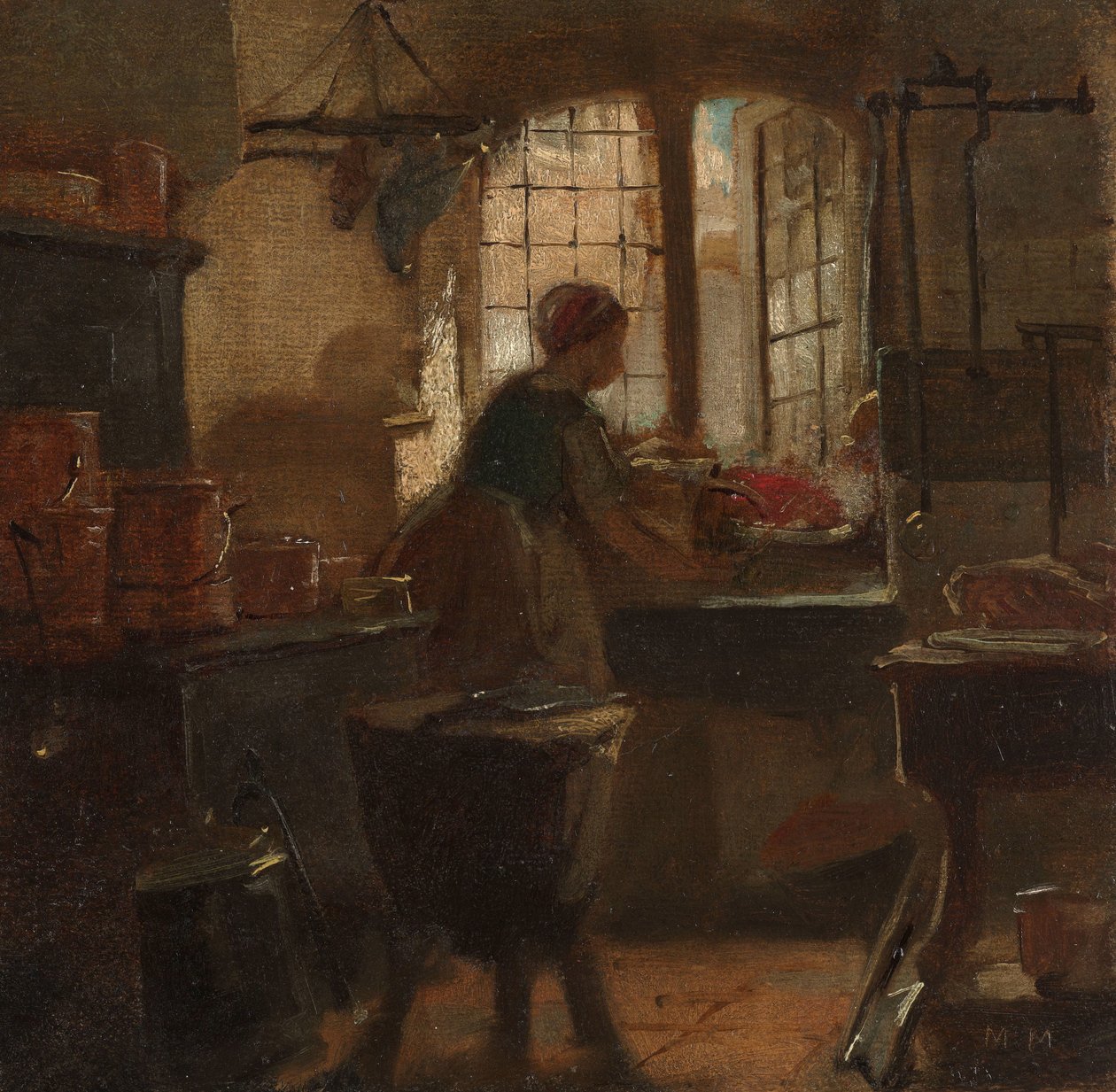 Kitchen by Matthijs Maris