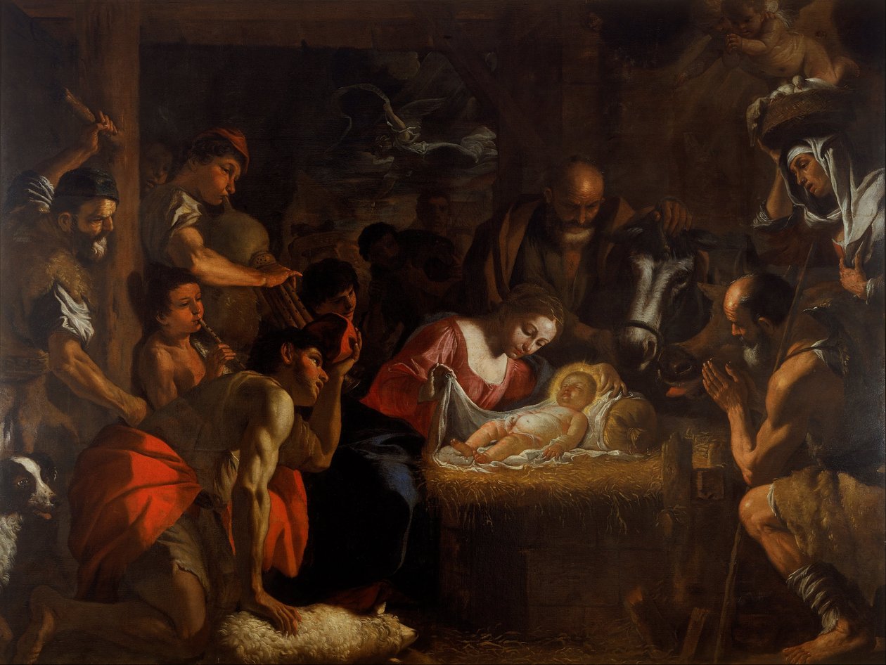 The Adoration of the Shepherds by Mattia Preti