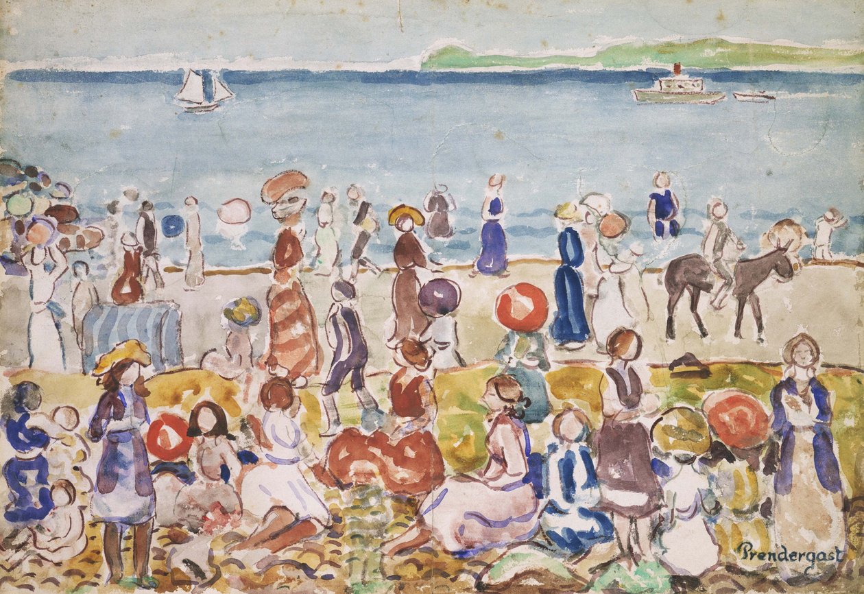 Revere Beach No. 2 by Maurice Brazil Prendergast