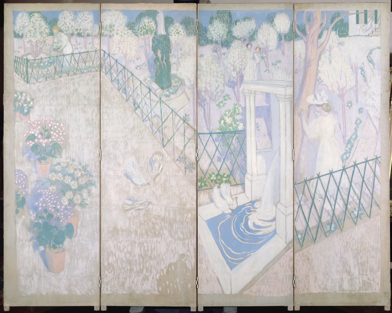 Screen with Doves by Maurice Denis