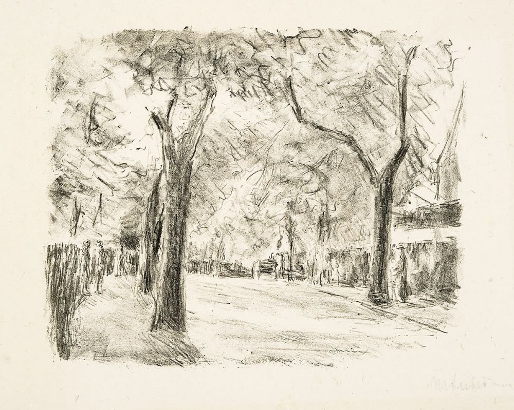 Alley by Max Liebermann