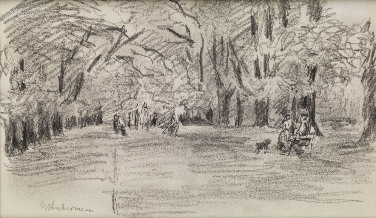 In the Park by Max Liebermann
