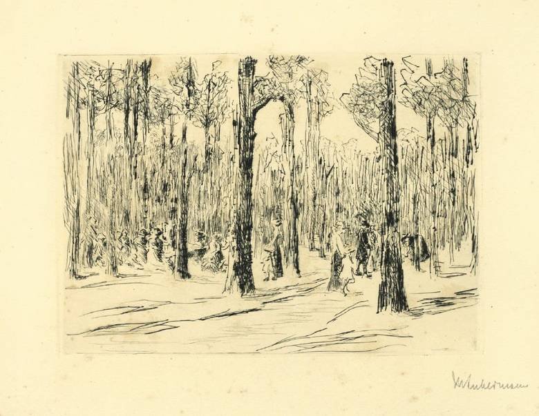 Tiergarten by Max Liebermann
